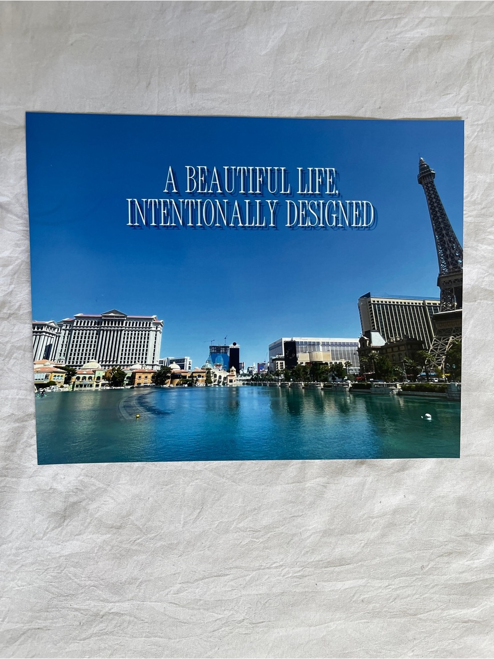 A Beautiful Life, Intentionally Designed | 8x10 Wall Art Print | VCaptures